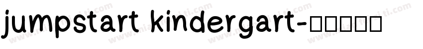 jumpstart kindergart字体转换